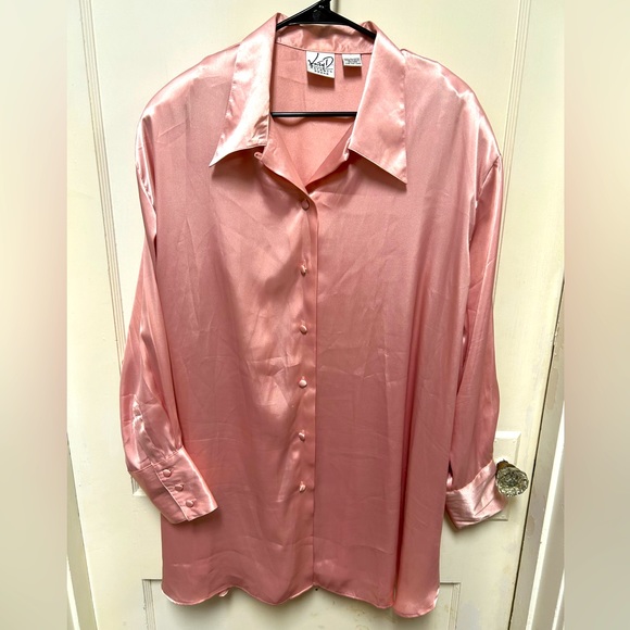 kathryn Deen Tops - Pink Button Down Shirt